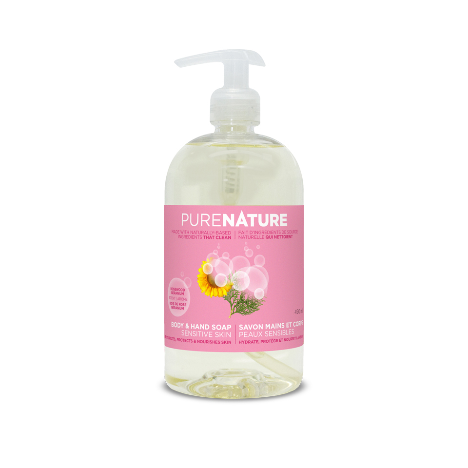 Purenat Rosewood & Geranium Hand & Body Soap