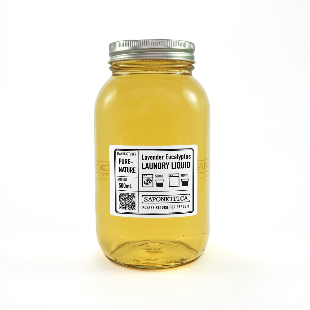 Purenat Lavender & Eucalyptus Laundry Detergent 1L Refundable Jar