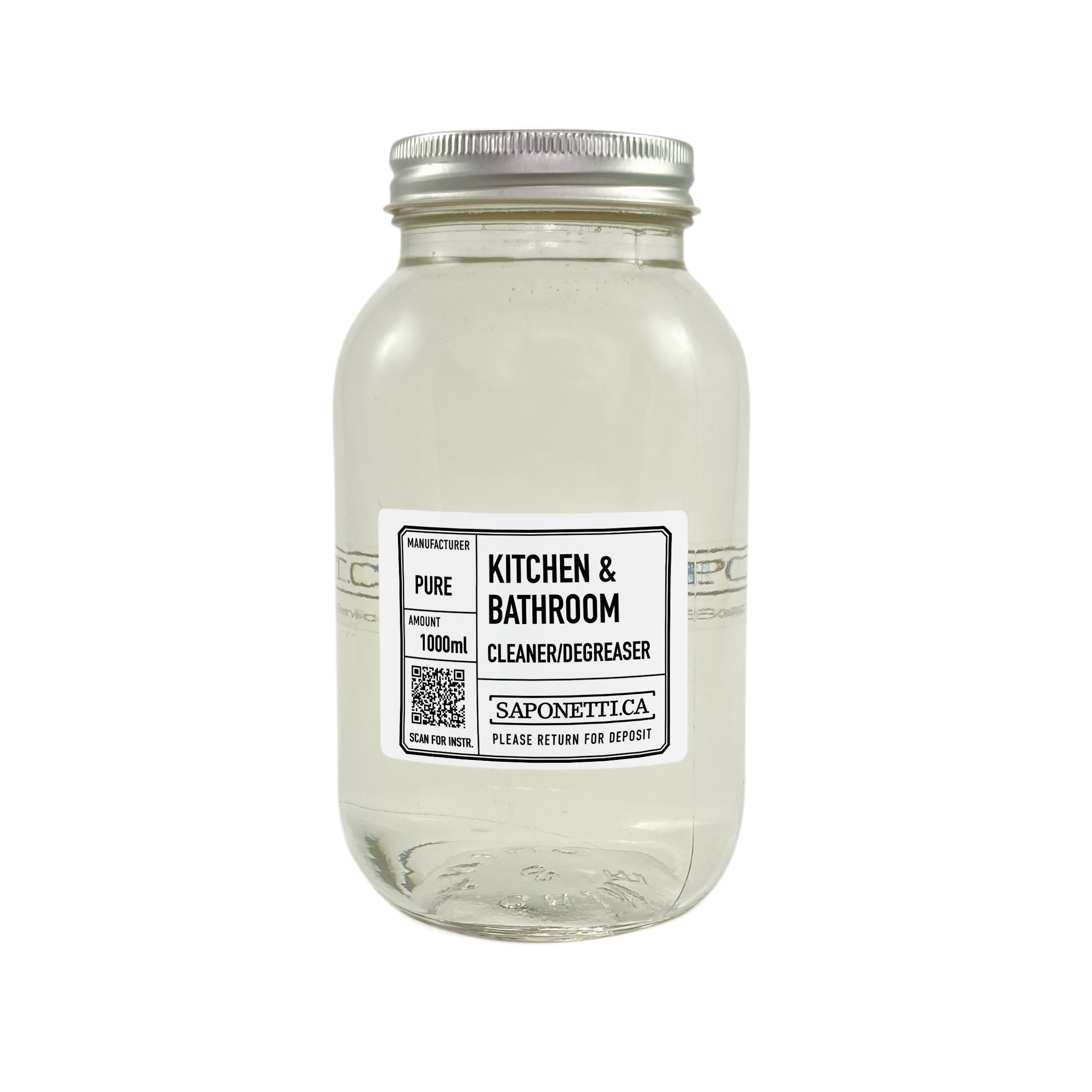 Pure Kitchen + Bathroom 1L Refundable Jar
