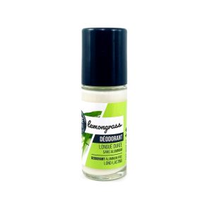Rose Citron Lemongrass Roll-on Deodorant 30ml - glass bottle