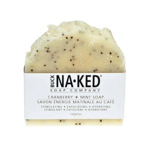 Buck Naked Soap Company Cranberry + Mint Bar Soap