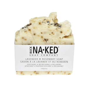 Buck Naked Soap Company Lavender + Rosemary Bar Soap Bar