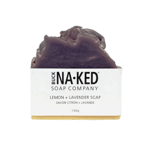 Buck Naked Soap Company Lemon + Lavender Bar Soap