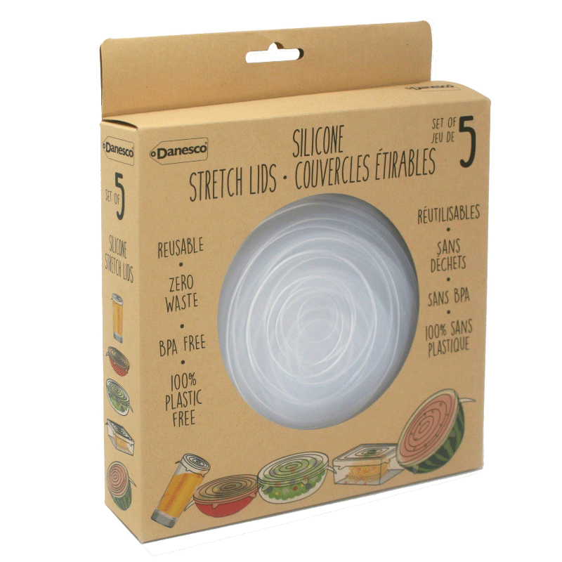 Danesco Silicone Stretch Lids Set