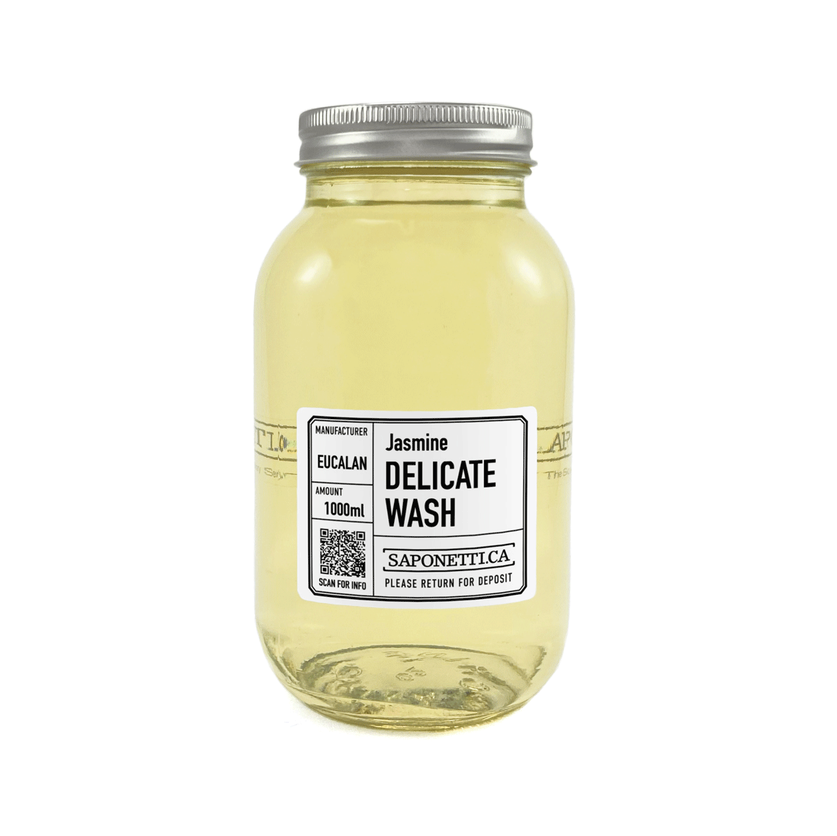 Eucalan Jasmine Delicate Wash 1L Refundable Jar