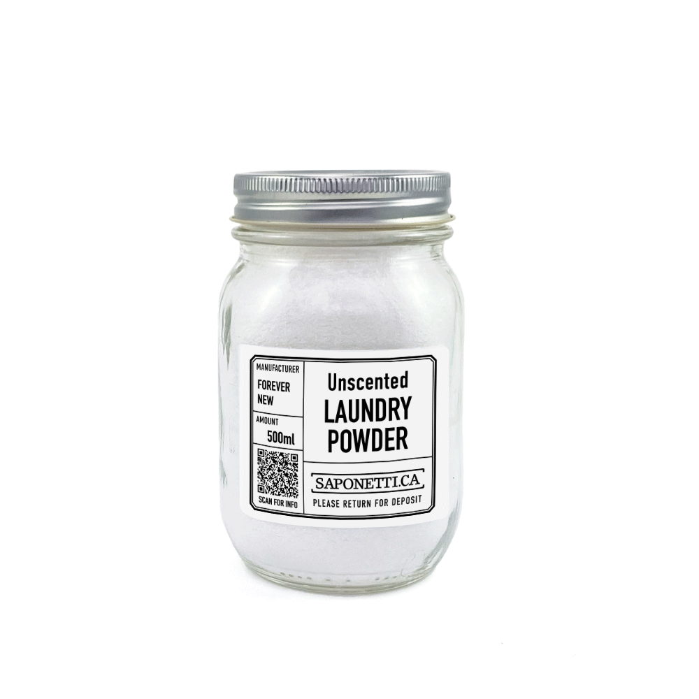 Forever New Unscented Laundry Powder 500ml Refundable Jar