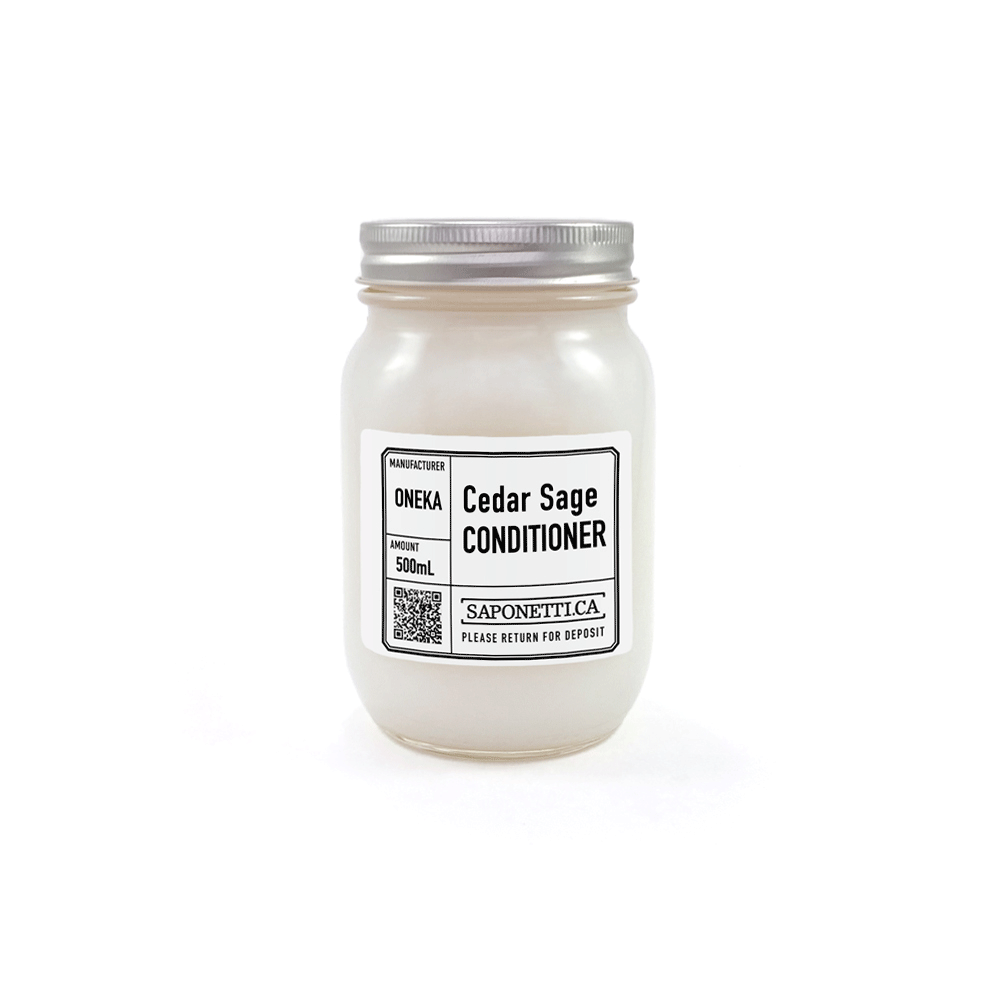 Oneka Cedar & Sage Conditioner 500ml Refundable Jar