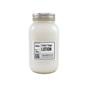 Oneka Cedar & Sage Body Lotion 1L Refundable Jar