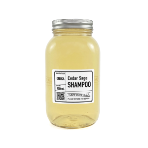 Oneka Cedar & Sage Shampoo 1L Refundable Jar