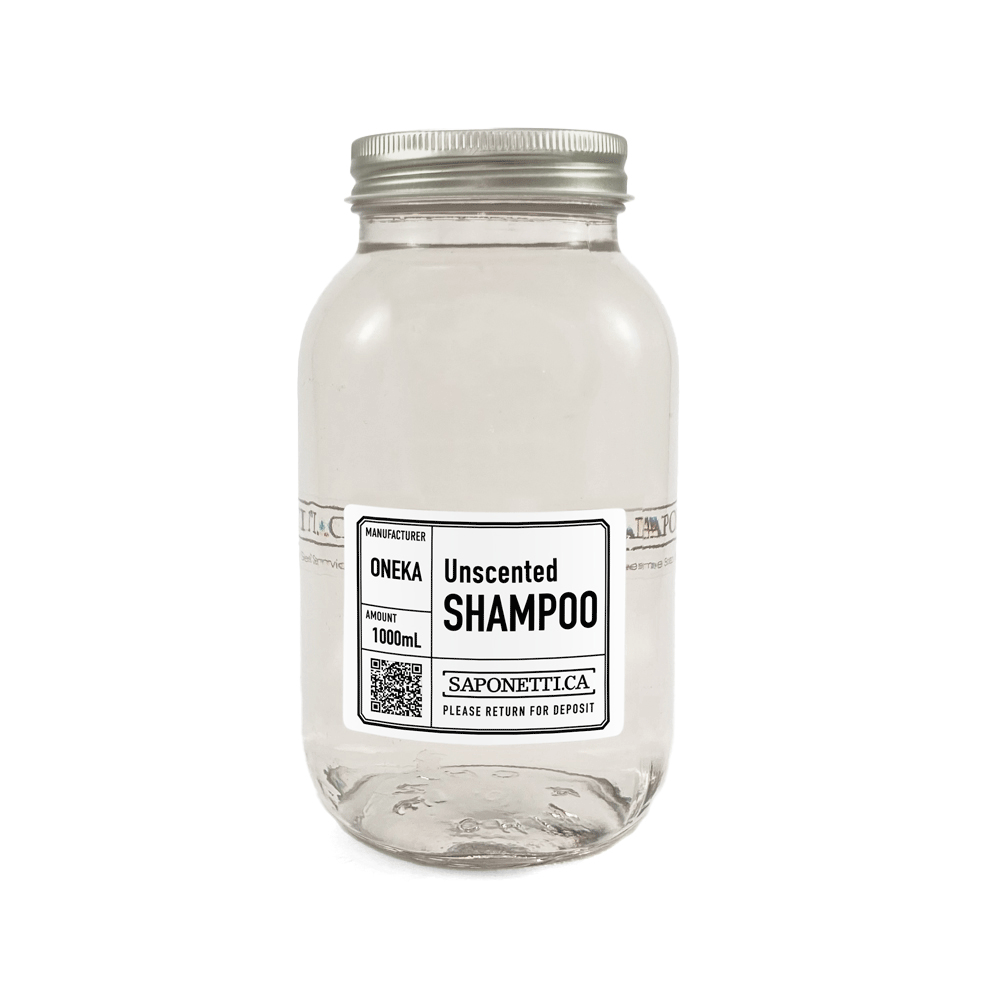 Oneka Unscented Shampoo 1L Refundable Jar