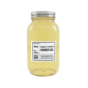 Oneka Angelica & Lavender Shower Gel 1L Refundable Jar