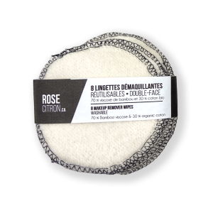 Makeup Remover Reusable Wipes - 8 pack