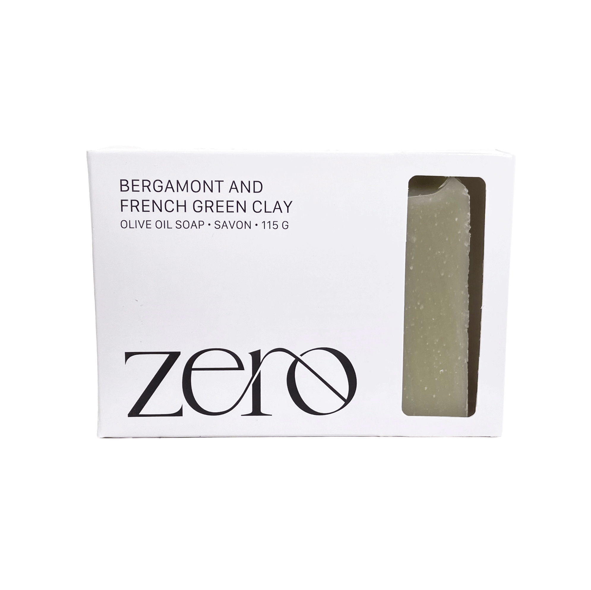 Zero Soap Co. Bergamot and French Green Clay Soap Bar