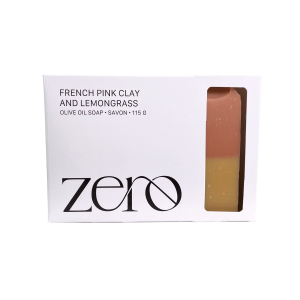 Zero Soap Co. French Pink Clay and Lemongrass Soap Bar
