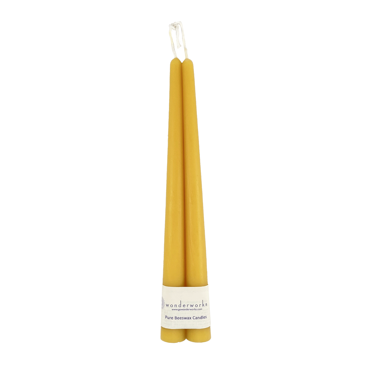 Beeswax 10" Tapers (pair)