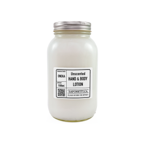 Oneka Unscented Body Lotion 1L Refundable Jar