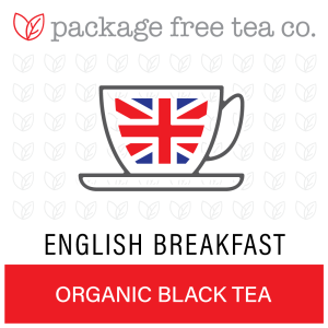 Organic English Breakfast Tea 250g Refundable Jar