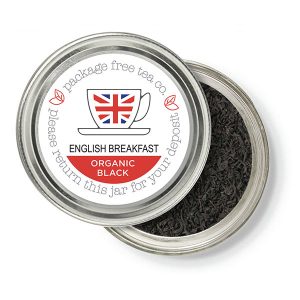 Organic English Breakfast Tea 100g Refundable Jar