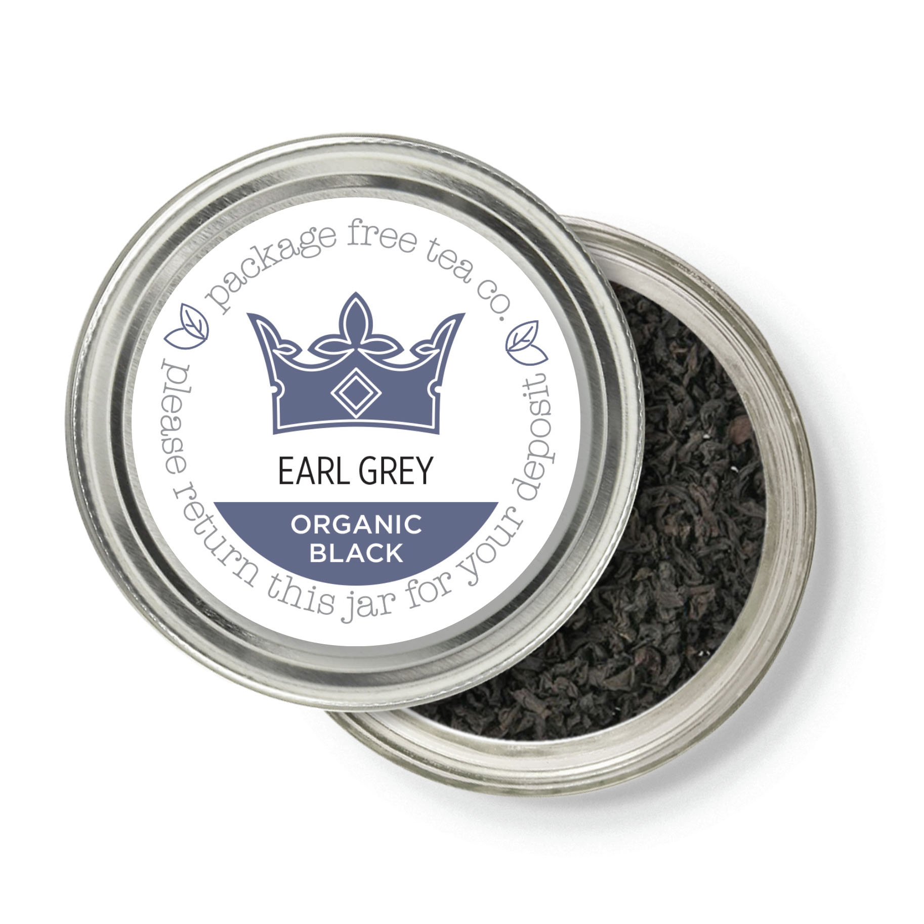 Organic Cream of Earl Grey Tea 100g Refundable Jar