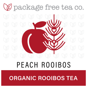 Organic Peach Rooibos Tea 250g Refundable Jar