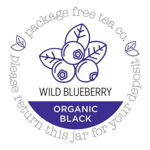 Organic Wild Blueberry Black Tea 50g Refundable Jar